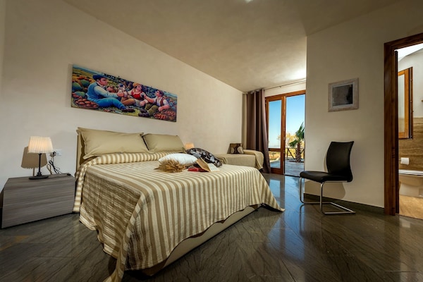 Foto van Villa in Sicilië bij Guidaloca Baai - Vakantiehuis in Castellammare del Golfo - BedRoom