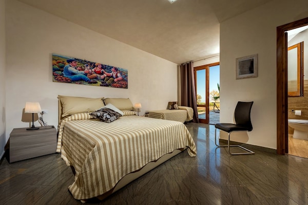 Foto van Villa in Sicilië bij Guidaloca Baai - Vakantiehuis in Castellammare del Golfo - BedRoom