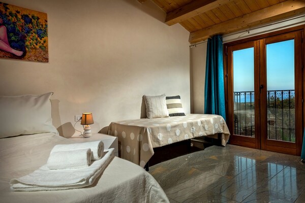 Foto van Villa in Sicilië bij Guidaloca Baai - Vakantiehuis in Castellammare del Golfo - BedRoom