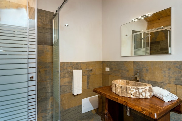 Foto van Villa in Sicilië bij Guidaloca Baai - Vakantiehuis in Castellammare del Golfo - BathRoom