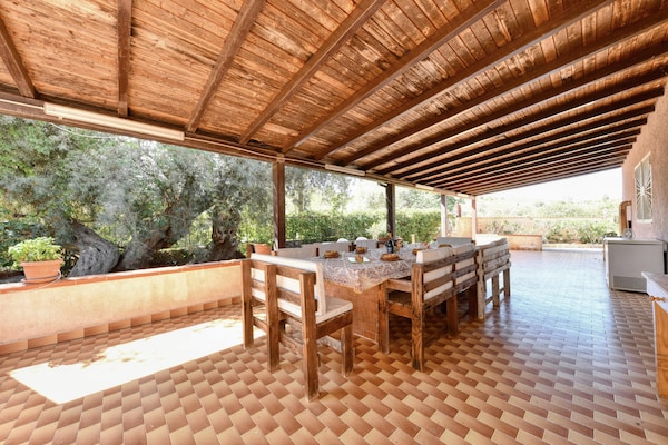Foto van Villa met privézwembad - Vakantiehuis in Floridia (SR) - TerraceBalcony