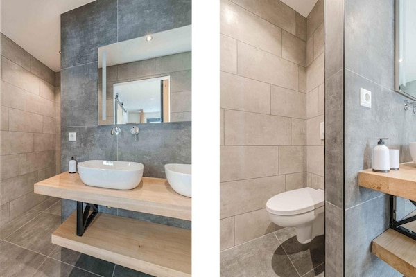 Foto van Bungalow met uitzicht op vijver - Vakantiehuis in Baarle-nassau - BathRoom