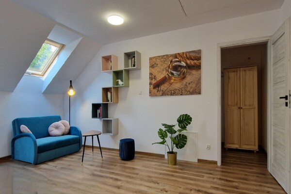 Foto van Vakantiehuis Wiśniowa met Zwembad en Bergen - Vakantiehuis in Iwierzyce - RecreationRoom