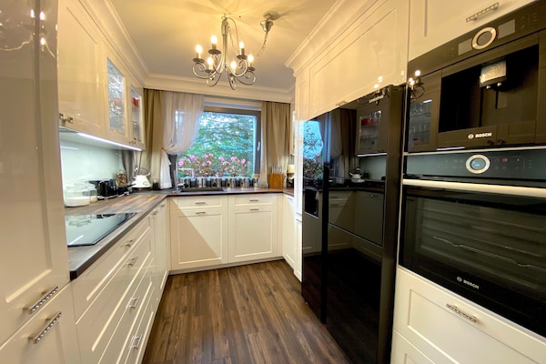 Foto van Vakantiehuis in Dziwnowek met Zwembad en Strand - Vakantiehuis in Dziwnowek - Kitchen
