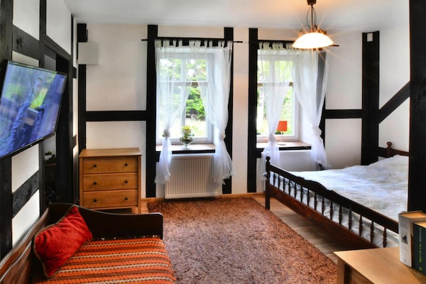Foto van Vakantiehuis in het bos, privétuin, sauna - Vakantiehuis in Polanow - BedRoom