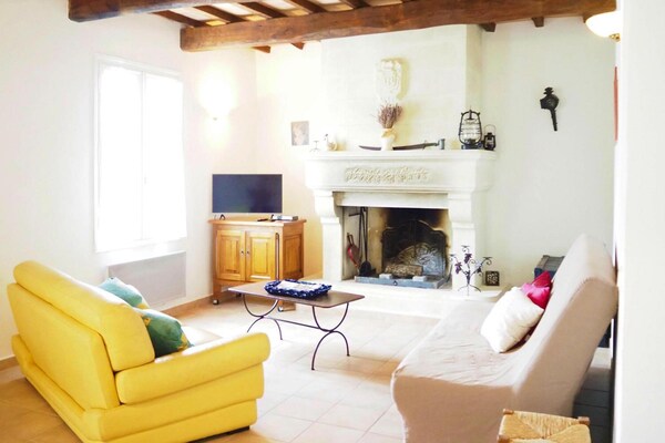 Foto van Ménerbes Huis met Privézwembad - Vakantiehuis in Ménerbes - LivingRoom