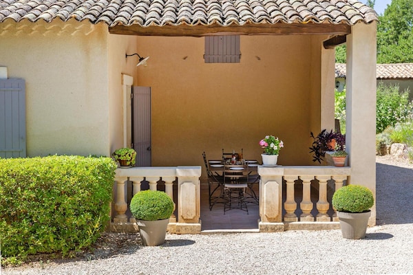 Foto van Ménerbes Huis met Privézwembad - Vakantiehuis in Ménerbes - TerraceBalcony