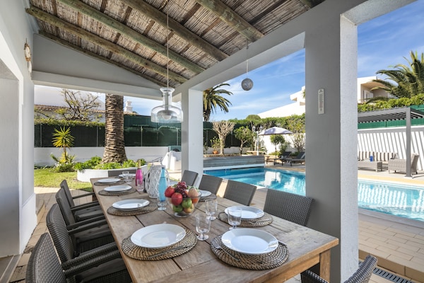 Foto van Villa in kustplaats Carvoeiro, Algarve - Vakantiehuis in Carvoeiro - terrace