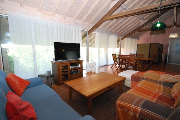 Foto van Boerderij in Soudos met tuin - Vakantiehuis in Soudos - LivingRoom