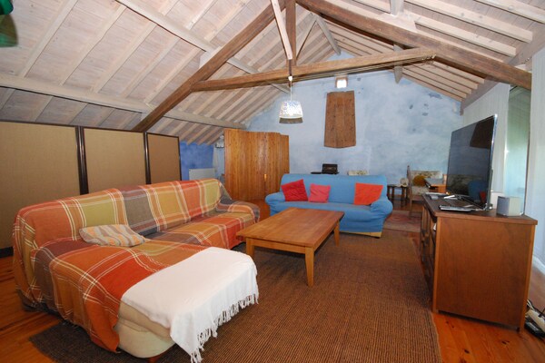 Foto van Boerderij in Soudos met tuin - Vakantiehuis in Soudos - LivingRoom